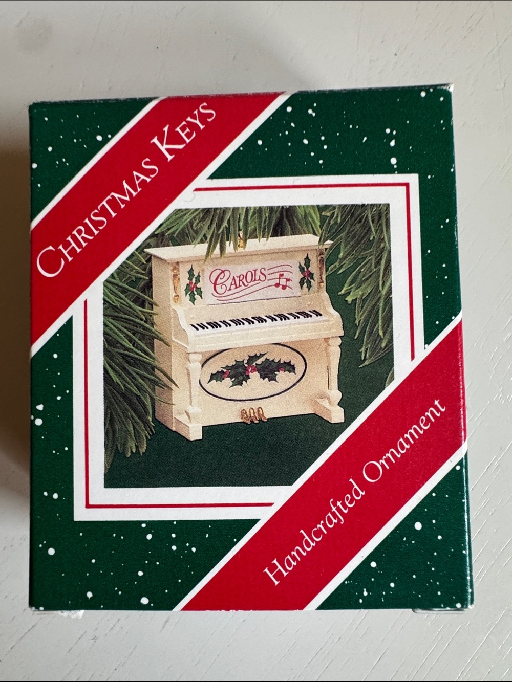 Hallmark Vintage 'Carols' Piano Ornament